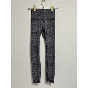 Lululemon Wunder Legging Hi‎ Rise Luxtreme Formation Alpine Print Women's 2